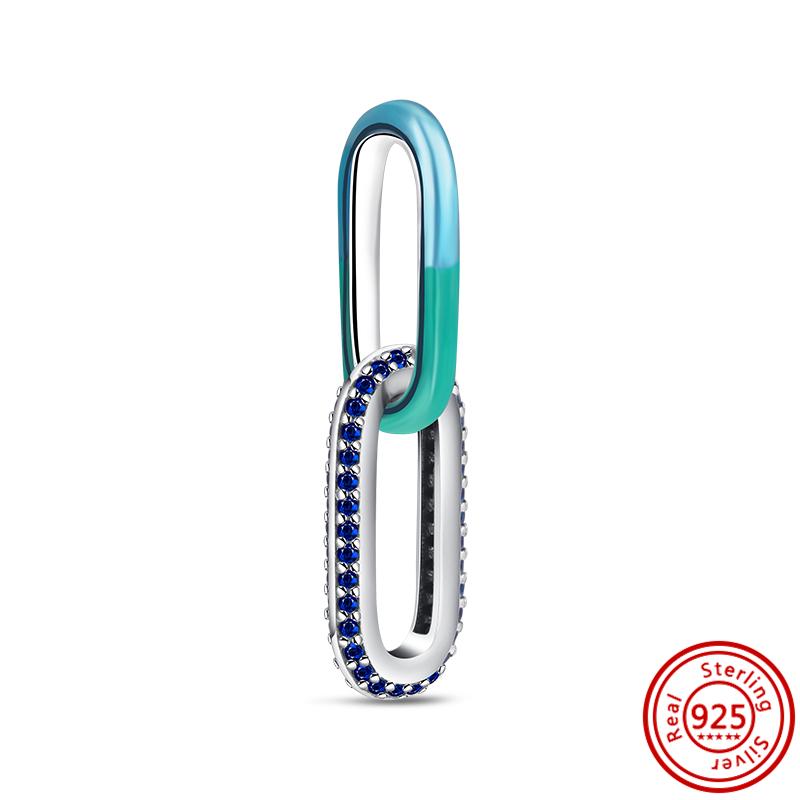 Стерлингового Серебра 925 пробы, мини-подвески серии Me, бусины, подходят для оригинального двойного звена, DIY браслет, женские подвески, ювелирные изделия