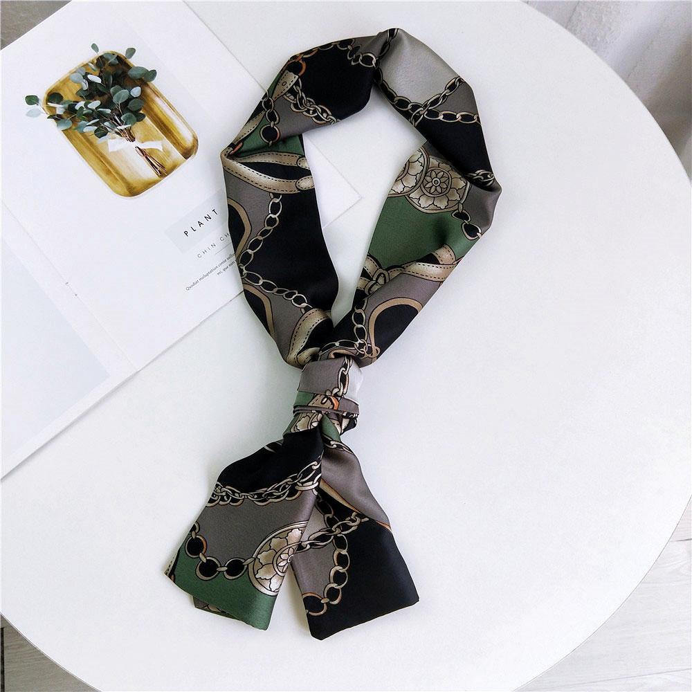 New Scarves Silk Scarves Women'S Spring And Autumn Season Long Decorative Professional Scarves Summer Thin Styles Paired With Shirts Stylish