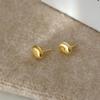 Doudou Stud Earrings Women's Simple Autumn and Winter New Niche Exquisite Earrings Temperament Commuter Jewelry