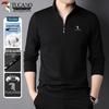 TUCANO Men's Half-Zip Stand-Collar Cotton Blend Sweatshirt
