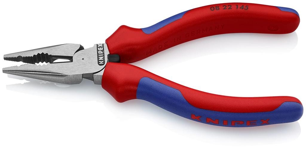 KNIPEX Плоскогубцы с удлиненными губками 145мм Рукоятки Comfort 0822145