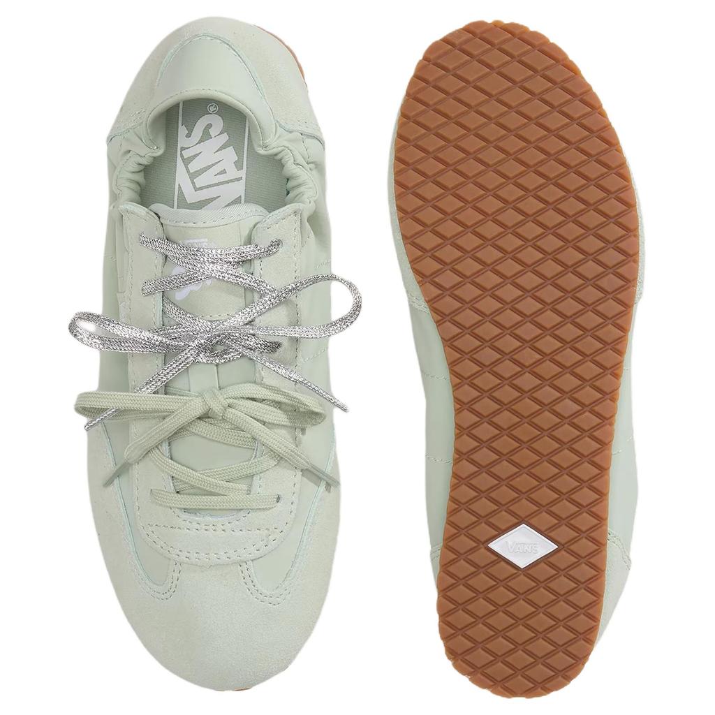 Vans Супер Низкопрофильные Балетные Ретро Спортивные Повседневные Поддерживающие Легкие Низкие Кроссовки Стиль Жизни Унисекс Зеленый VN000Z6XGRT