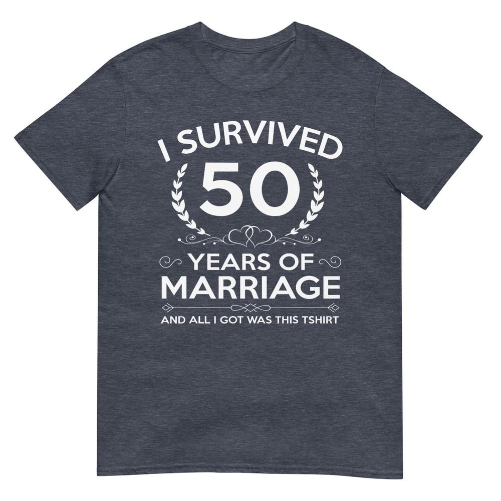 50th Wedding Anniversary Gifts Couples Husband Wife 50 Years TShirt