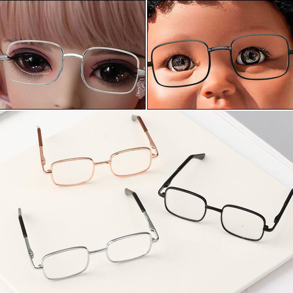 Metal Toy Photo Props Miniature Doll Glasses Pet Glasses Toys Eyeglasses American Grils Glasses