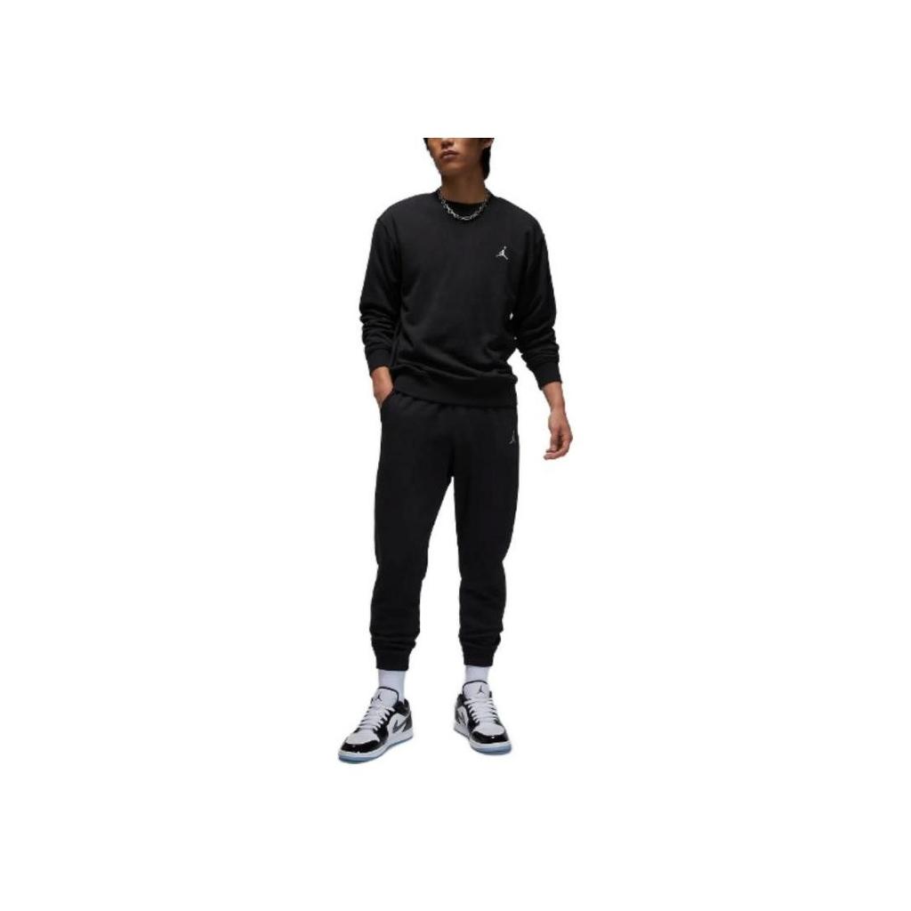 Jordan Толстовка с вышитым логотипом, мужские топы, черная BQ2941-010