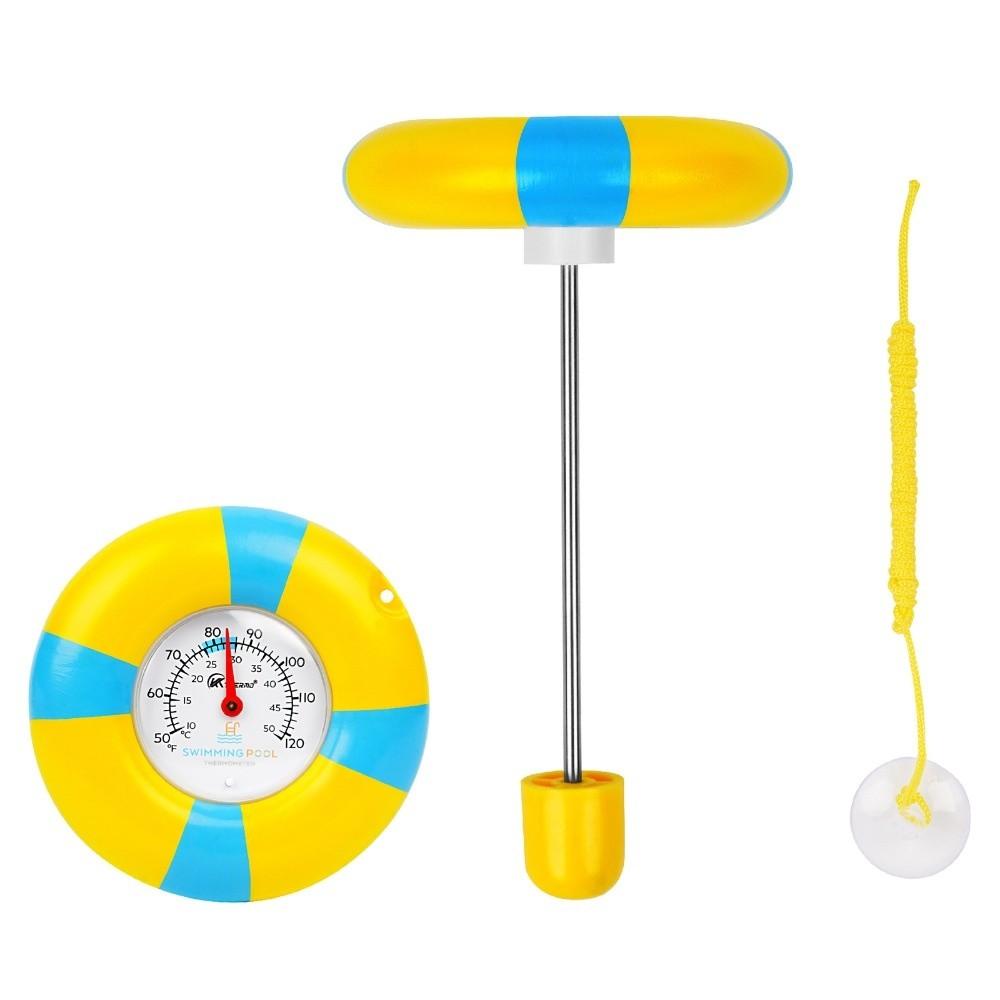 Waterproof Floating Pool Thermometer Wireless Mechanical Gauge Water Thermometer Accurate Measurement Digital Thermometer