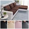 Elastic Seat Covers Furniture Protector Stretch Cushion Pillowcase Shape Corner Sofa Solid Color Plaid Jacquard