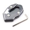 LEDISHUN Kickstand Side Stand Stand Stand Plate Extension Aluminum Compatible Kawasaki Versis 1000 2012-2022