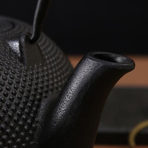 Iron Kettle, Ironware, Nanbu Ironware, Teapot, Kettle, Induction Stovetop Compatible, Iron Kettle, Iron Teapot with Tea Strainer, Stylish, Iron Supple