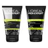 Набор L'Oreal Men's для мужчин: Очищающее средство для лица с углем для контроля жирности