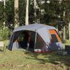 Family Tent - vidaXL - 10 People - Waterproof - Quick Release System - Grey
