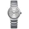 RADO Серия Crystal Автоматический Механический Механизм Водонепроницаемость 30 метров 28 мм Серый Циферблат Корпус из Нержавеющей Стали Ремешок из Нержавеющей Стали R30940103