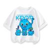 Children's T-shirt Girls' Casual Top Short Sleeve Cartoon Printed Pattern T-Shirt Girls