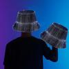 LED Fisherman Hat Neon Rave Bucket Cap 7 Colors Glow In The Dark USB Rechargeable EDM Festival Gear