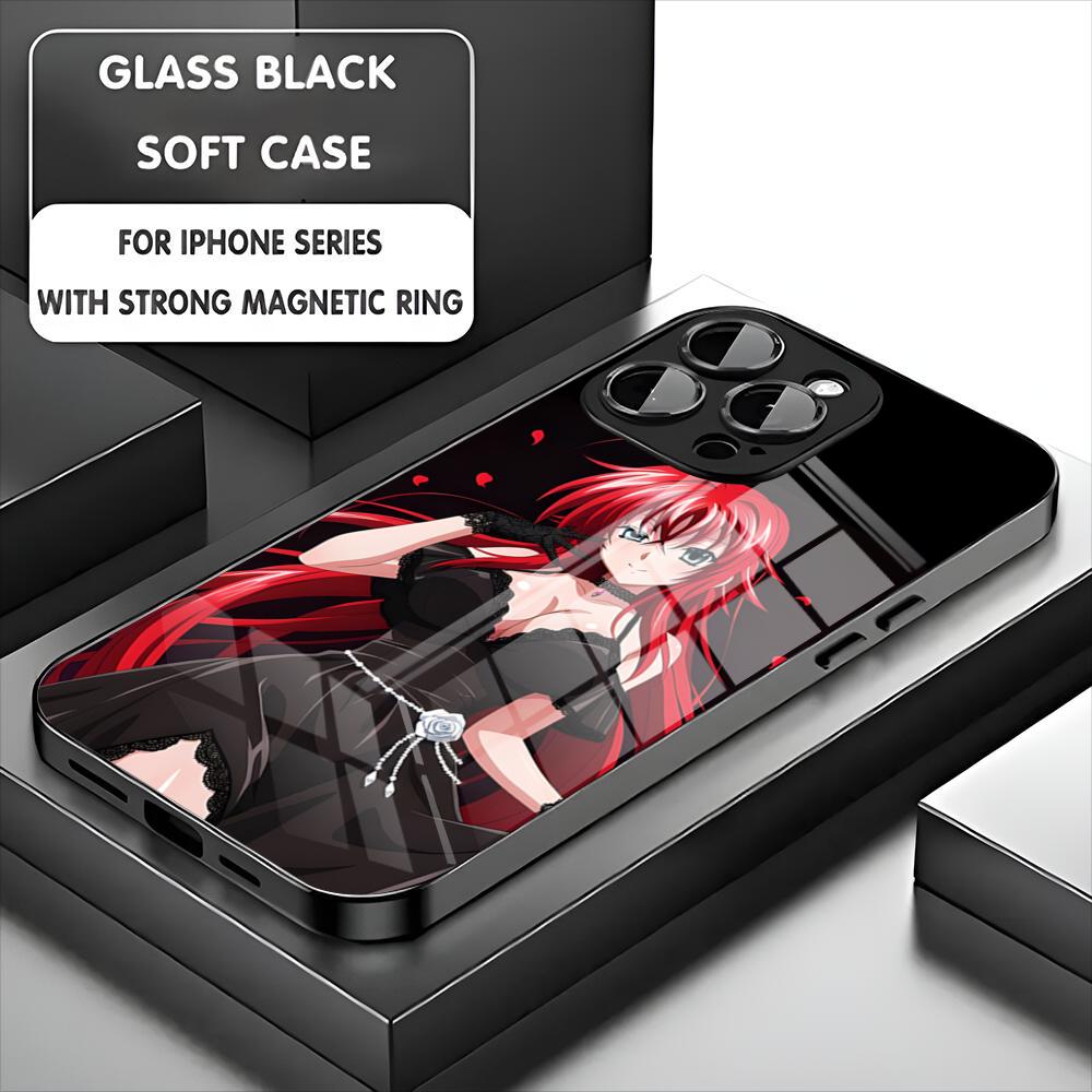 Чехол для телефона High School DxD Hero Для iPhone 17 16 15 14 13 11 12 Pro Max Mini Plus Магнитный стеклянный чехол для телефона