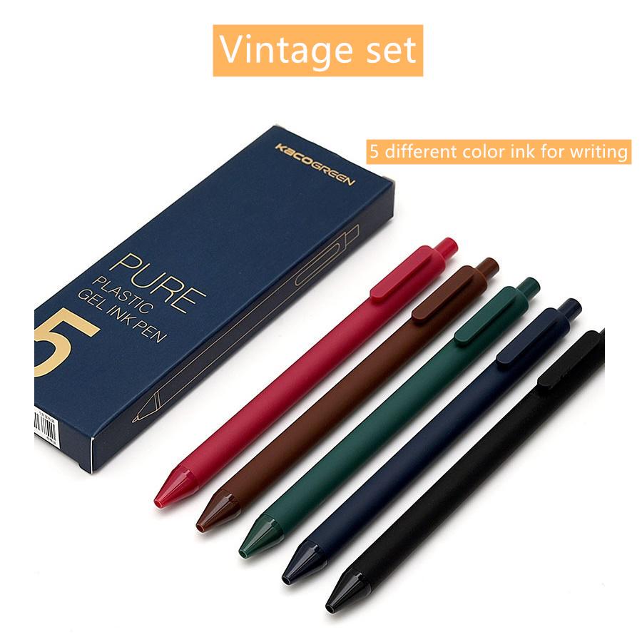 Набор из 5 гелиевых ручек. Подарок