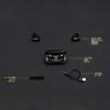 Shure AONIC Free True Wireless Earphones SBE1DYBK1-A Graphite Gray In-Ear Ambient Sound Passthrough Bluetooth 5.0 Type-C Cable