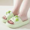 Женские толстые тапочки Cloud на платформе Eva Cfortable Non-Slip Home Slides Bowknot Girls Summer Sandals Flip Flops