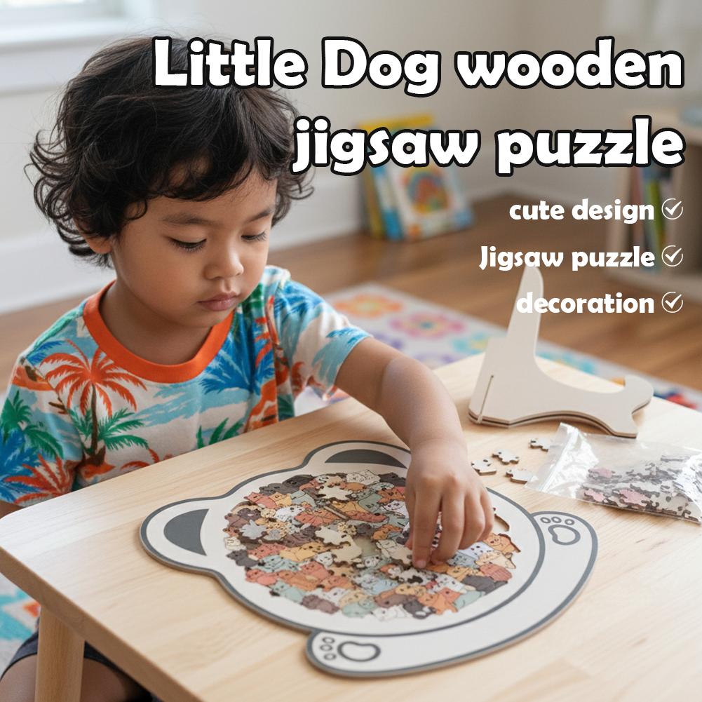 Деревянная пазл-головоломка в форме кошки, цвет Моранди, цветные детали-кошки, уникальные неправильные детали головоломки, игра, кошачьи пазлы, украшения