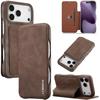 LC.IMEEKE Модные чехлы-книжки Для iPhone 18 Pro / 18 Pro Max Роскошный чехол из ПУ-кожи Кошелек Держатель для карт Защитная задняя крышка телефона Защитные наклейки Оболочка