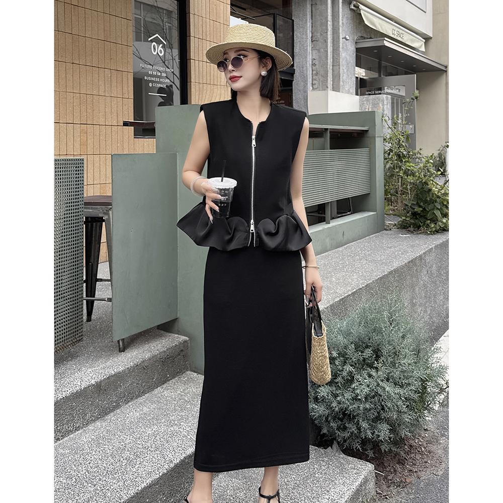 MIXMAX Casual Versatile Temperament Fashionable Age Reducing and Slimming Set