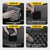 60pcs Suitable for Car Carpet Pads Tape Adhesive Dashboard Pad Attaches Double-sided Fixed Stickers High Viscosity Floor Mat DIY Art