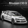 1:32 Mitsubishi 9th Gen EVO Alloy Model JDM Sports Car Toy Ornament