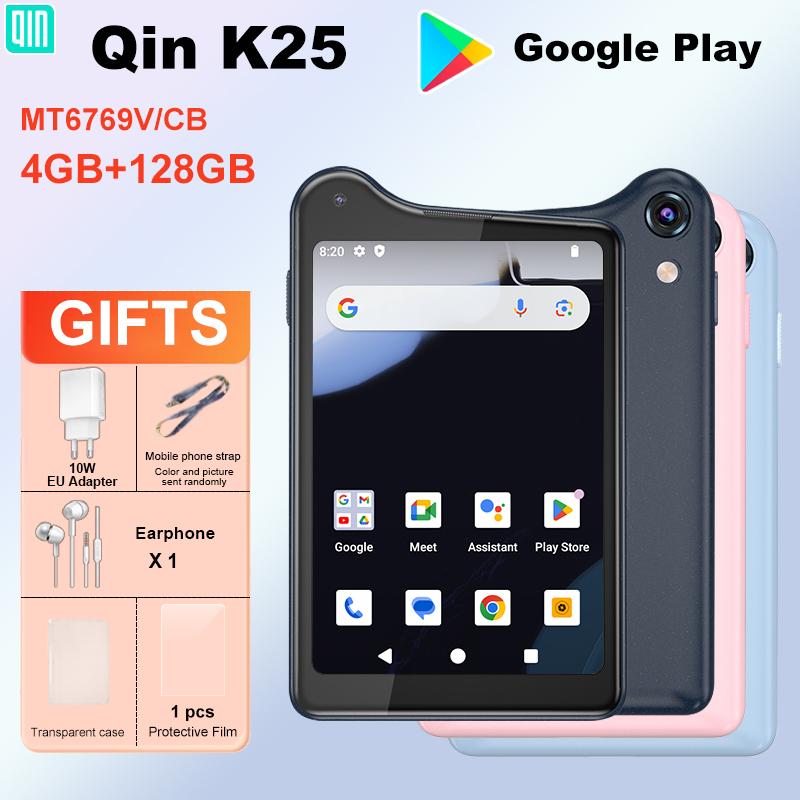 QIN K25 MTK G81 3.54 Inch 4GB 128GB Wifi Bluetooth Touch Screen 640*960 Duoqin Global Version Android 14 Phone