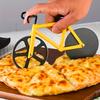 [Fun Pizza Cutter] 1pc Stainless Steel Bicycle Pizza Cutter with Dual Wheels|Pizza Party Decorations,Easy-Clean Pizza Cutting Tool,Rustresistant Blade