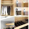 Thickened Zinc Alloy Wardrobe Rail Bracket - Oval Flange Base for Hanging Rods