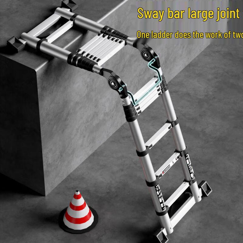 JNL Thickened Aluminum Alloy Multi-functional Telescopic Ladder