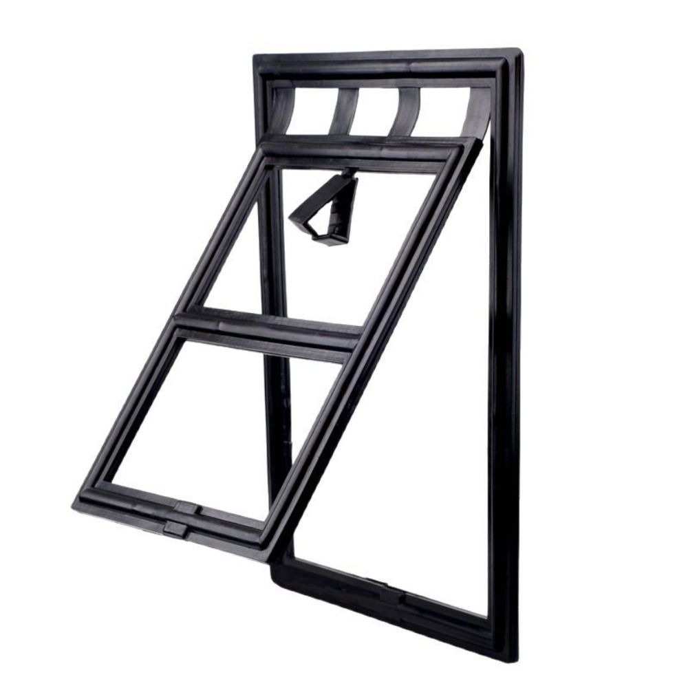 Защита от комаров, безопасный створчатый клапан, пластиковая раздвижная дверная сетка, отверстие для кошачьей дверцы для маленьких и средних питомцев