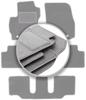 Серые автомобильные коврики для: Mazda 5 I 7-местная (2005-2010)
