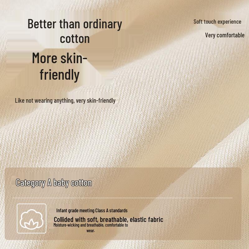 Женские трусы-слипы Urban Beauty класса А из детского хлопка, антибактериальные, со средней посадкой, бесшовные, 5 штук