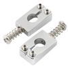 Musiclily Ultra Blast Tremolo Bridge Saddles for Strat Electric Chrome of 10.8mm Guitars, (Set 6)