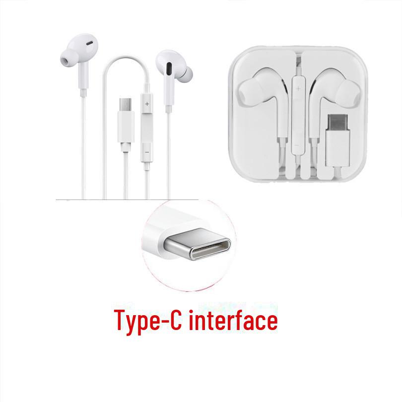 Type-C Wired In-Ear Earphones Compatible with Huawei, Apple, OPPO, Xiaomi, Vivo, and Honor Phones