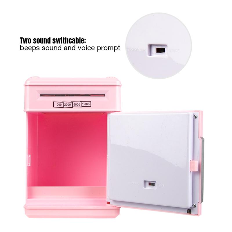 High Quality Eco-friendly Cartoon Plastic Piggy Bank with Password Lock Kids Toy & Birthday Gift