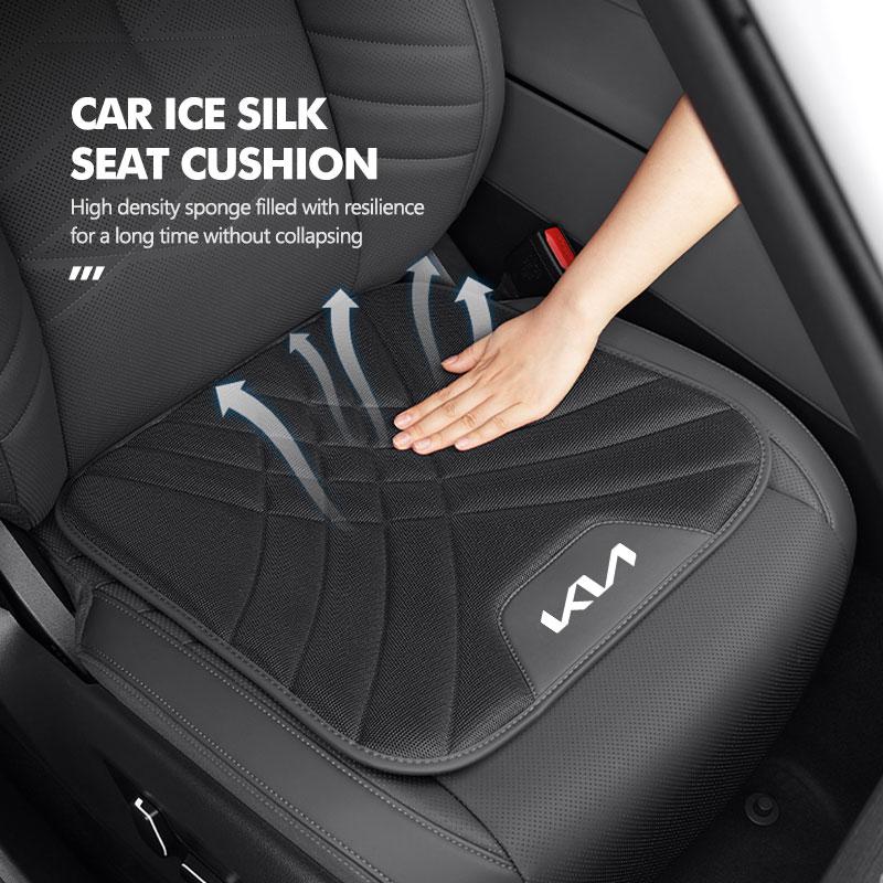 CAONU1 Car Seat Cushion Pad Breathable Front Rear Protector Mat For KIA K5 K2 Optima Soul Spectra Niro Cadenza Sephia Carens