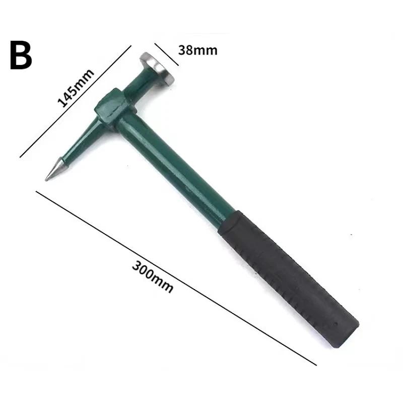 Кузов автомобиля Ремонт металлических панелей Молоток для выбивания Ручной инструмент для гаража Прямой бойок Отделка корончатая лицевая вмятина Молоток для выбивания
