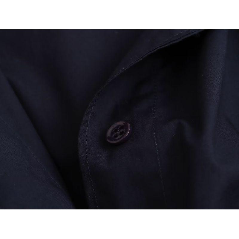 Kaslead Fashionable All-Match Double Breasted Poplin Shirt