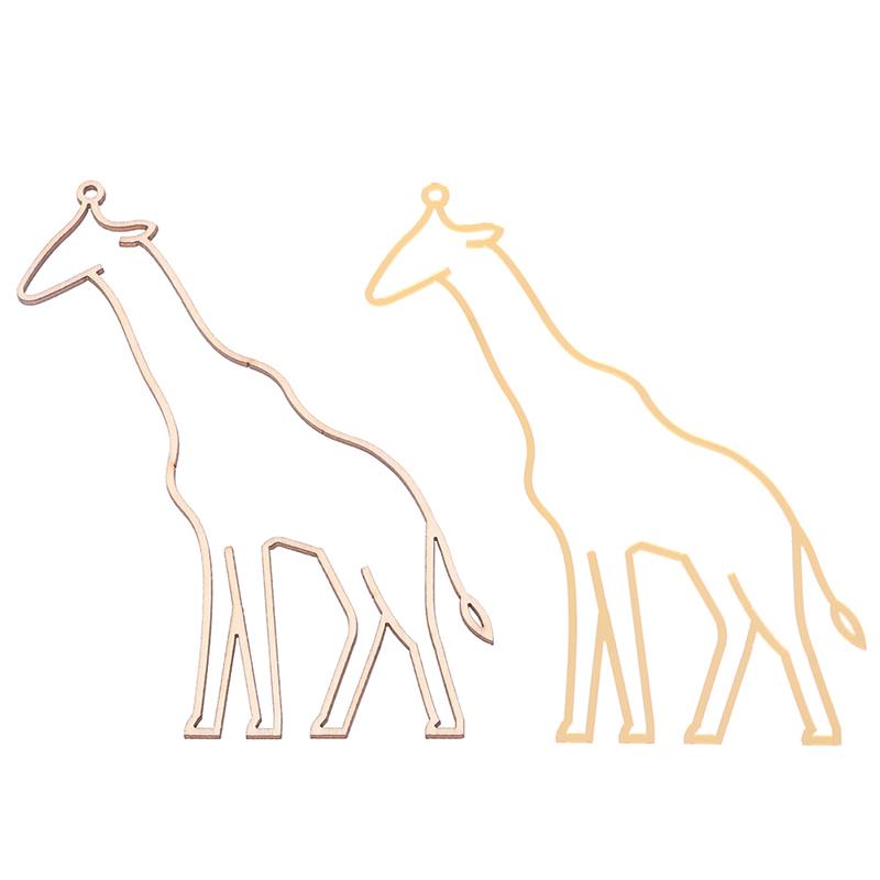 4Pcs Animal Theme Happy Birthday Acrylic Wood Cake Topper Giraffe Cake Toppers
