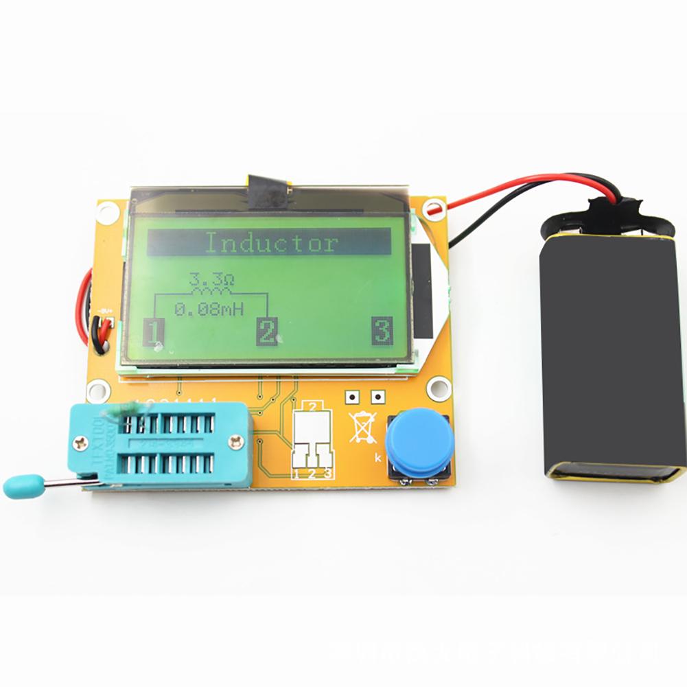 LCR-T4 12864 9 В Измеритель ESR Транзисторный тестер Диод Триод Емкость SCR Индуктивность Резистор Конденсатор