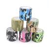 12pcs Camouflage Tattoo Grip Cover Bandage Elastic Wraps Tapes Nonwoven Self-adhesive Finger Protection for Tattoo Machine Pen Grip 5*4.5cm