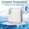 65W USB Charger PD Fast Charging 4 Ports Mobile Phone Charger for Xiaomi iPhone Samsung  Quick Charge3.0 Fast Wall Charger