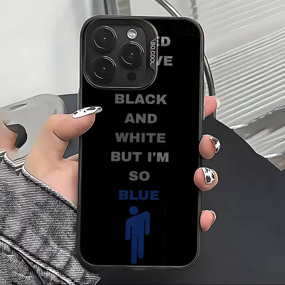 Чехол для телефона с изображением музыканта Билли Айлиш для iPhone 17,16,15,14,13,12,11 Plus,Pro Max,XS,Разноцветный Серебристый Чехол для телефона Funda Cover