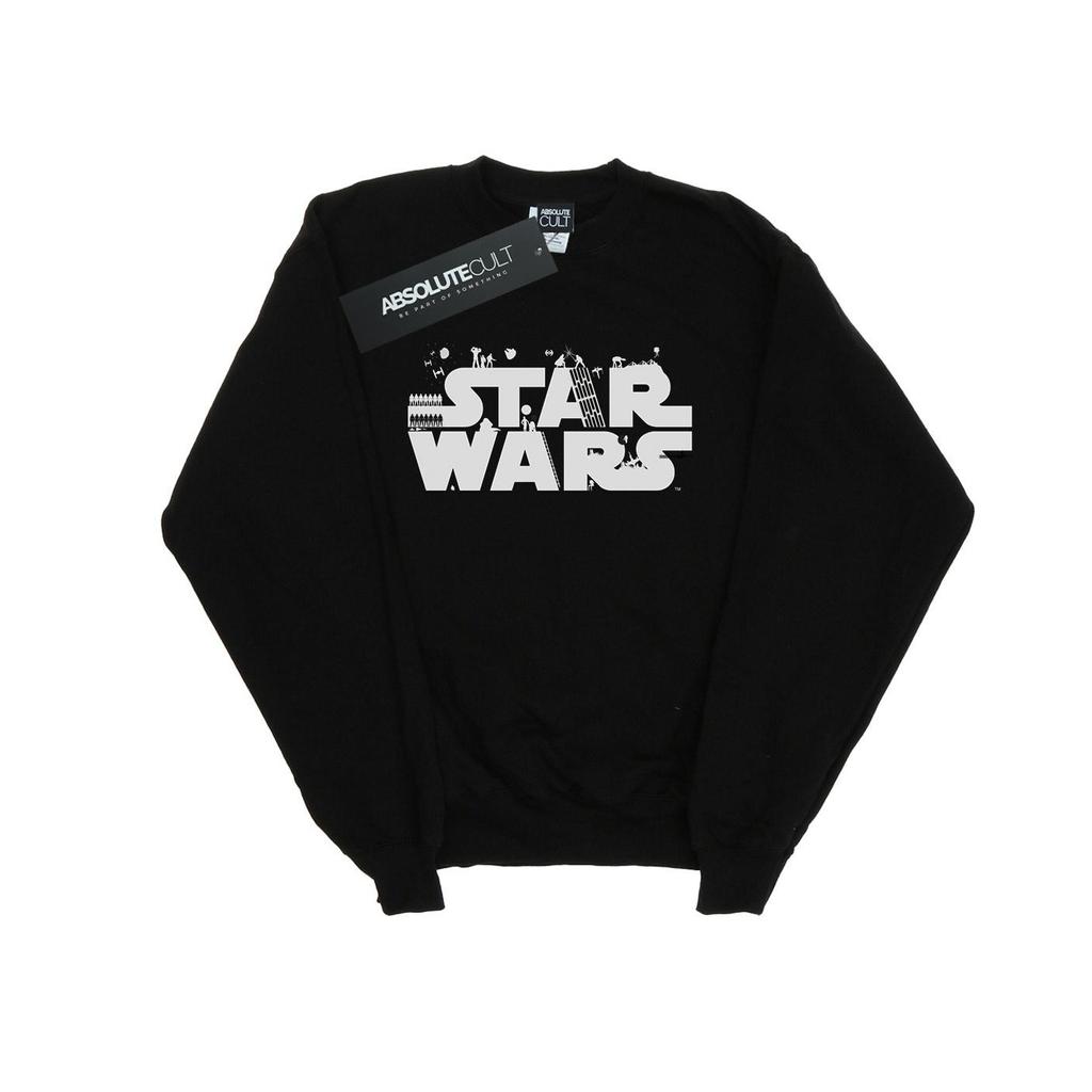 Star Wars Womens/Ladies Minimalist Logo Sweatshirt