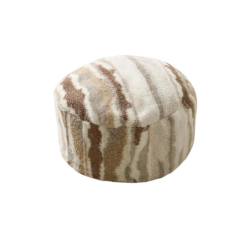 Nordic Fluffy Plush Pouf Cover Japanese Tatami Sofa Cushion Cover Unstuffed Floor Futon Meditation Cushion Cover No Fillings