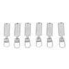 6Pcs Zipper Pull Tab Rustproof Detachable Colred Zipper Pull Replacement for Clothing Luggage Shoes