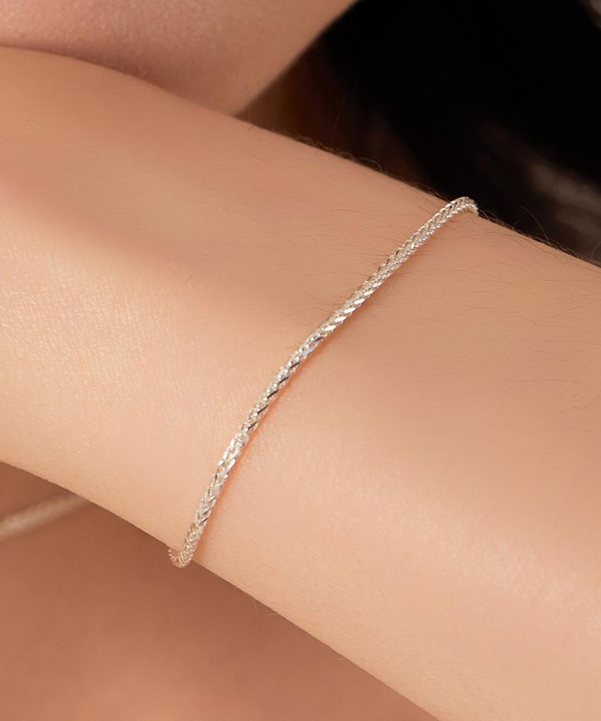 Helene Jewelry Серебряный 925 Противоугонная Цепь Серебряный Браслет