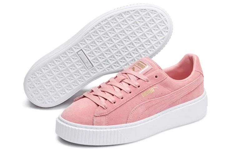Женские кроссовки Puma Wmns Suede Platform 'Bridal Rose'